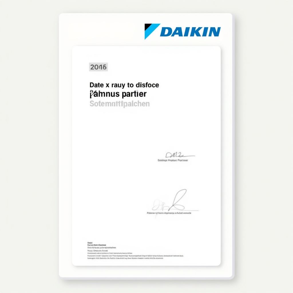 Daikin Partner Zertifikat