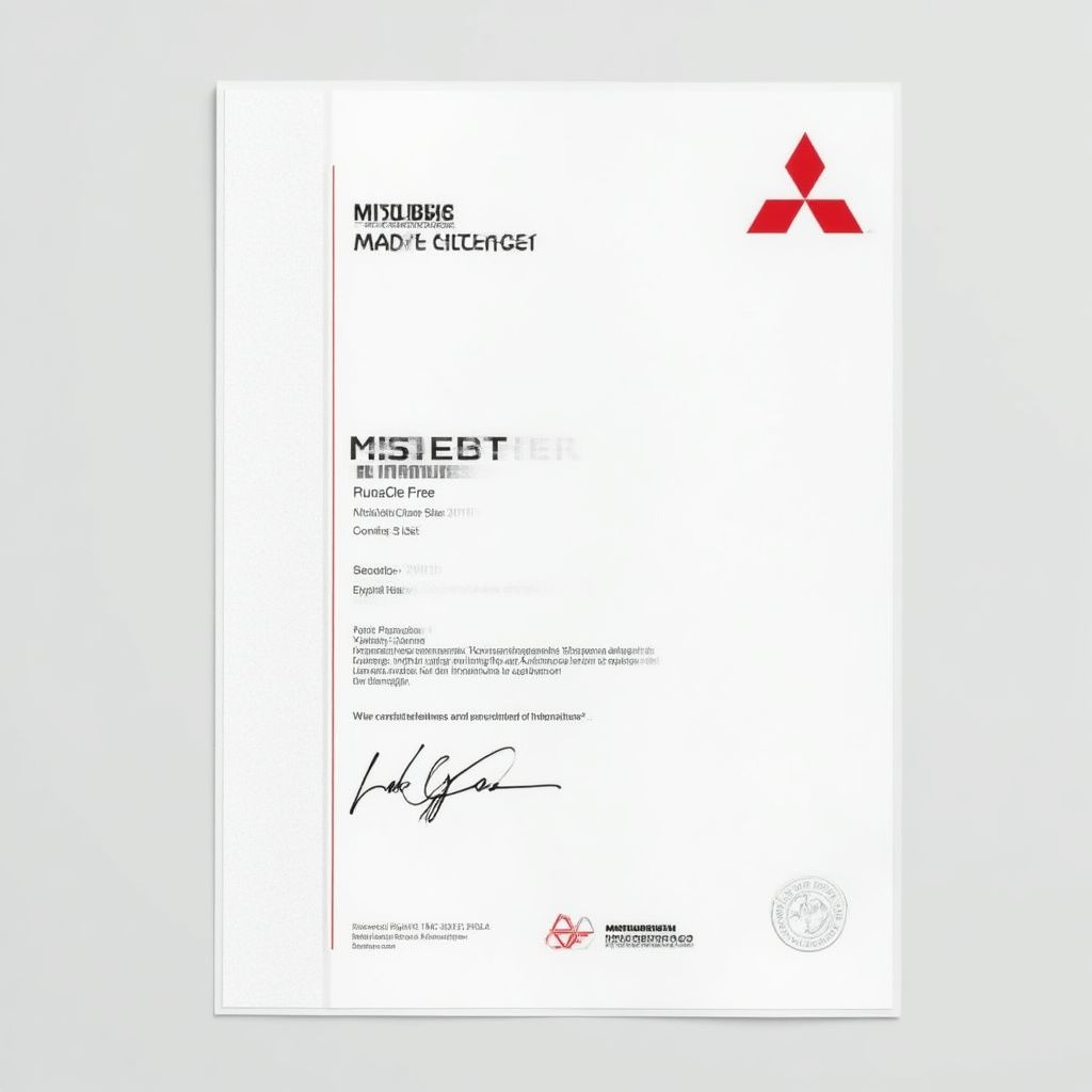 Mitsubishi Electric Zertifikat